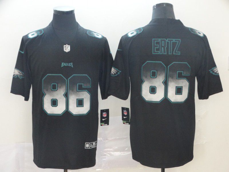 Men Philadelphia Eagles #86 Ertz Nike Black Smoke Fashion Limited NFL Jerseys->new york giants->NFL Jersey